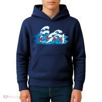 Chicago Tsunami Wave State Flag Kids Hoodie thumb 4