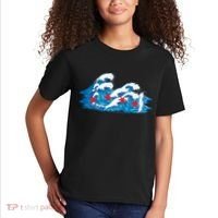 Chicago Tsunami Wave State Flag Kids T-Shirt thumb 2