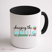 Changing The World One Phoneme At A Time Cute Coffee Mug thumb 1