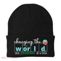 Changing The World One Phoneme At A Time Cute Beanie thumb 0