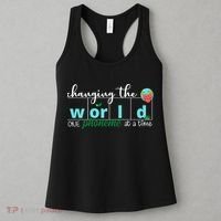 Changing The World One Phoneme At A Time Cute Women's Tank Top thumb 3