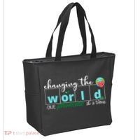 Changing The World One Phoneme At A Time Cute Tote Bag thumb 2
