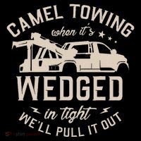 Camel Towing When ItS Wedged In Tight WeLl Pull It Out Mousepad thumb 1