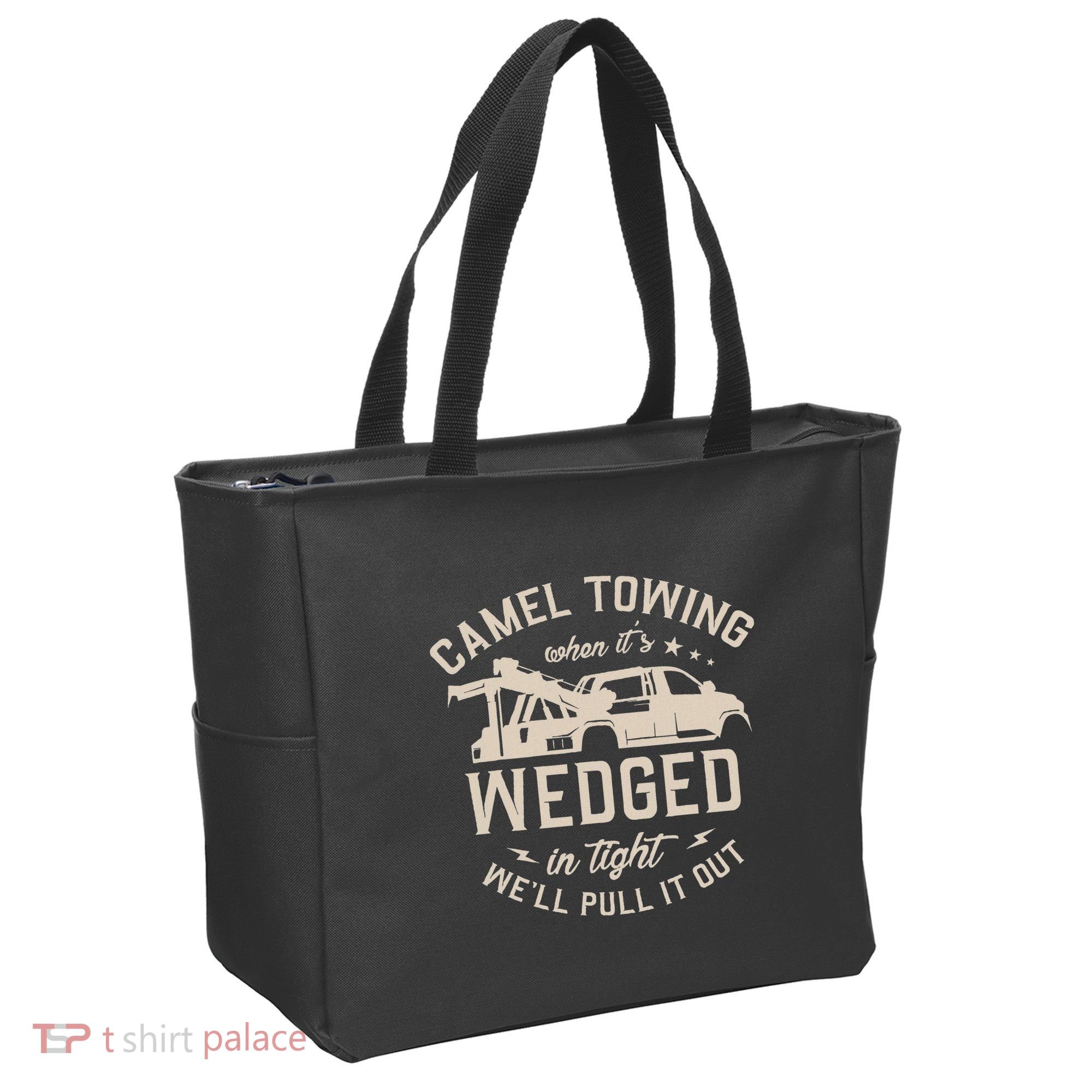 Camel Towing When ItS Wedged In Tight WeLl Pull It Out Tote Bag