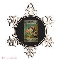 Cat Thats What I Do I Read Books I Drink Tea And Know Things Ornament thumb 0