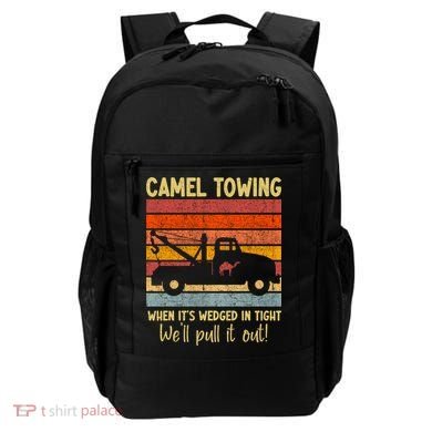 Camel Towing When It's Wedged In Tight Funny Backpack