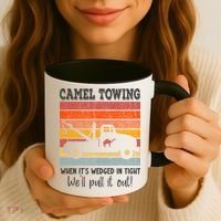 Camel Towing When It's Wedged In Tight Funny Coffee Mug thumb 3