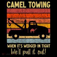Camel Towing When It's Wedged In Tight Funny Women's Hoodie thumb 2