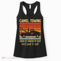 Camel Towing When It's Wedged In Tight Funny Women's Tank Top thumb 0