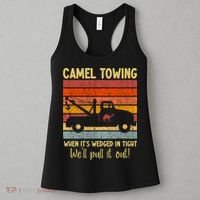 Camel Towing When It's Wedged In Tight Funny Women's Tank Top thumb 3