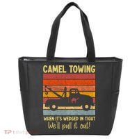 Camel Towing When It's Wedged In Tight Funny Tote Bag thumb 0