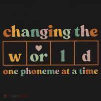 Changing The World One Phoneme At A Time Kindergarten Teacher Toddler Hoodie thumb 2