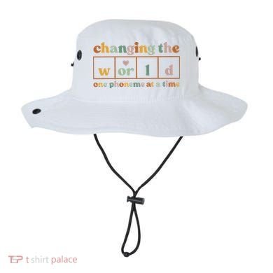 Changing The World One Phoneme At A Time Kindergarten Teacher Bucket Hat
