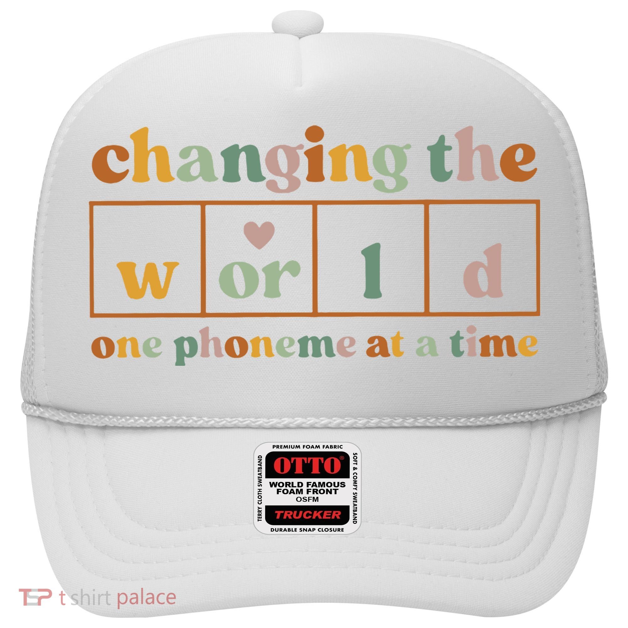 Changing The World One Phoneme At A Time Kindergarten Teacher Hat