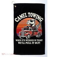 Camel Towing When ItS Wedged In Tight WeLl Pull It Out Golf Towel thumb 0
