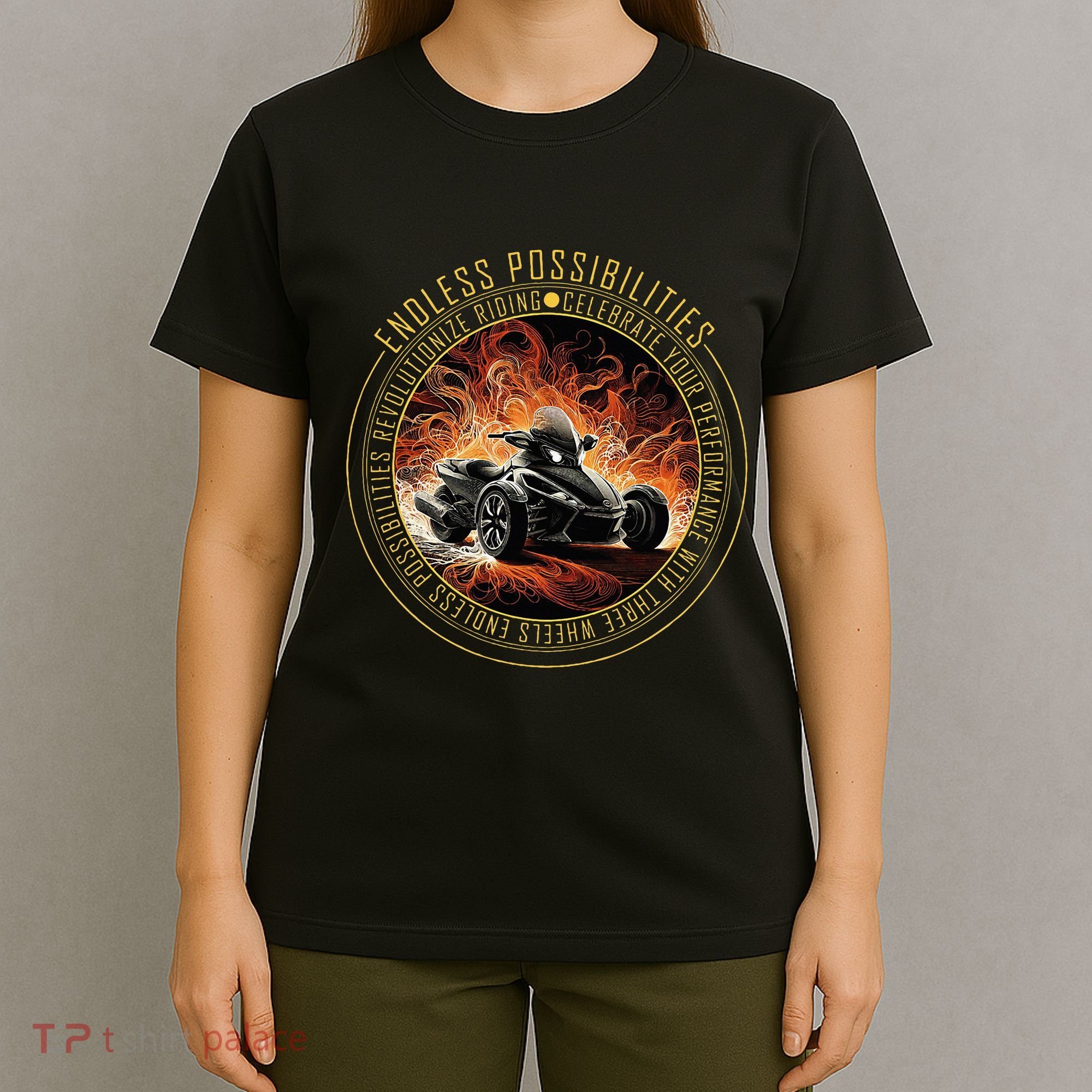 Canam Three Wheels Funny Riding T-Shirt