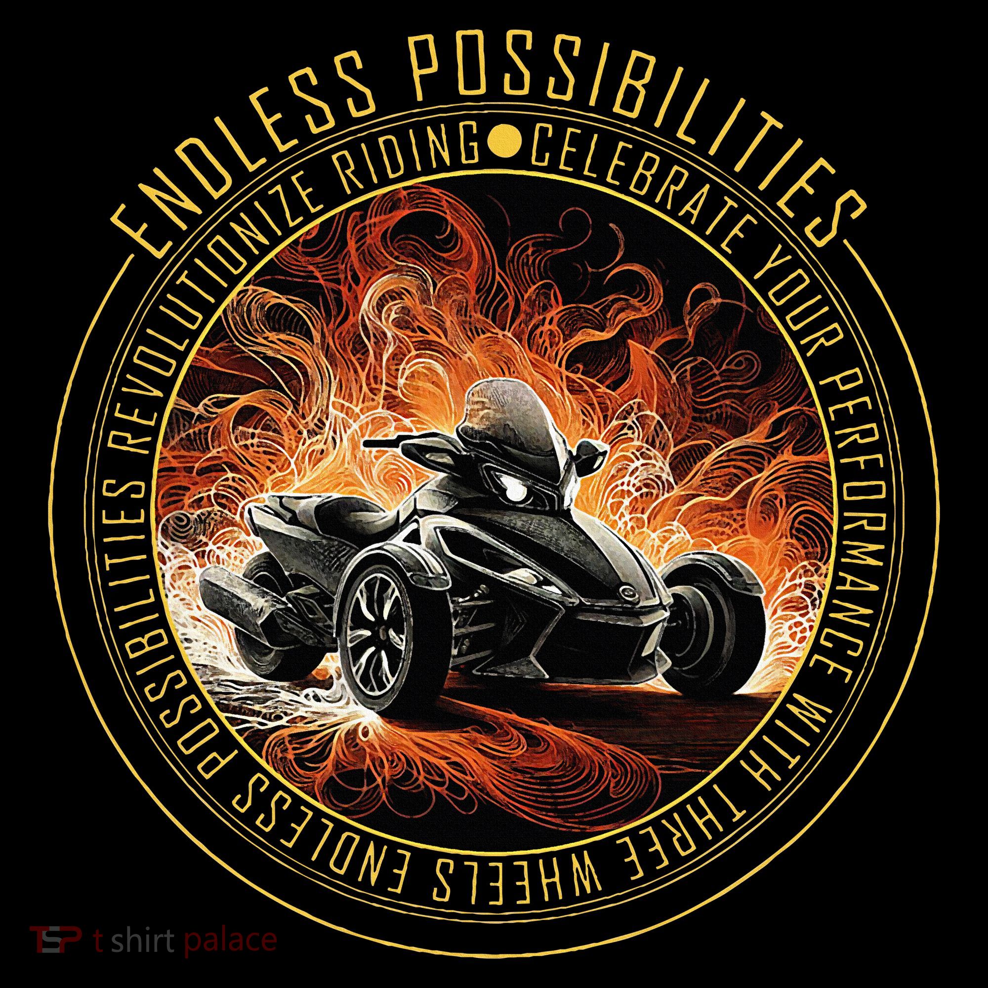 Canam Three Wheels Funny Riding T-Shirt