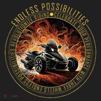 Canam Three Wheels Funny Riding Hat thumb 2