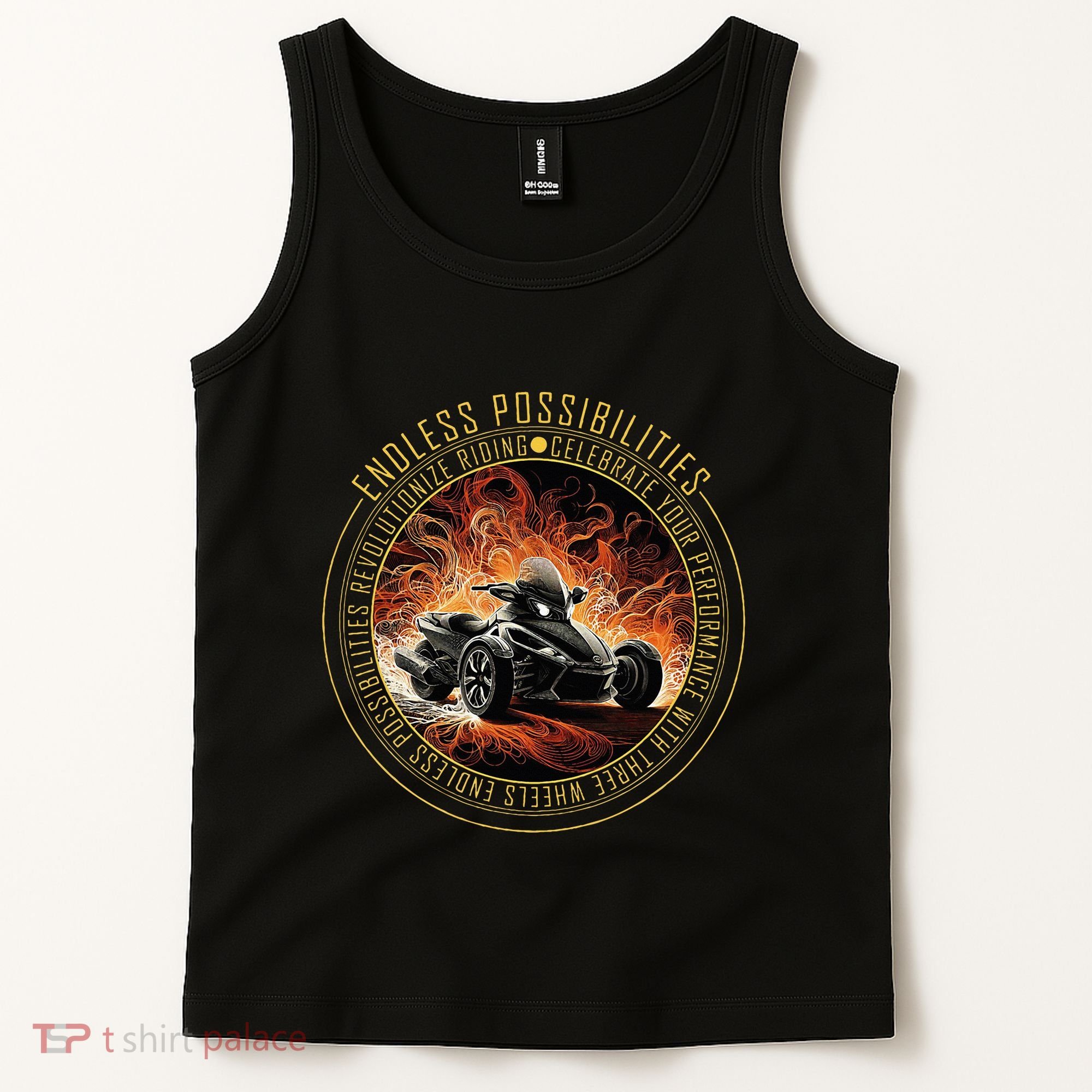 Canam Three Wheels Funny Riding Tank Top