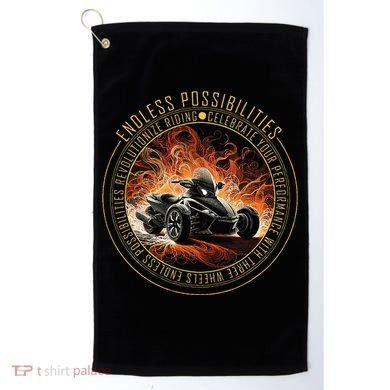 Canam Three Wheels Funny Riding Golf Towel