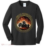 Canam Three Wheels Funny Riding Kids Long Sleeve Shirt thumb 0