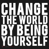 Change The World Be Yourself Button thumb 1