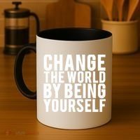 Change The World Be Yourself Coffee Mug thumb 4