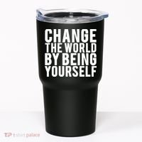 Change The World Be Yourself Tumbler thumb 0