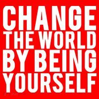 Change The World Be Yourself Santa Hat thumb 1