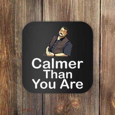Calmer Than You Are Coaster