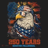 Celebrate USA 250 Years Quarter Millennial Eagle  Women's Sweatshirt thumb 2