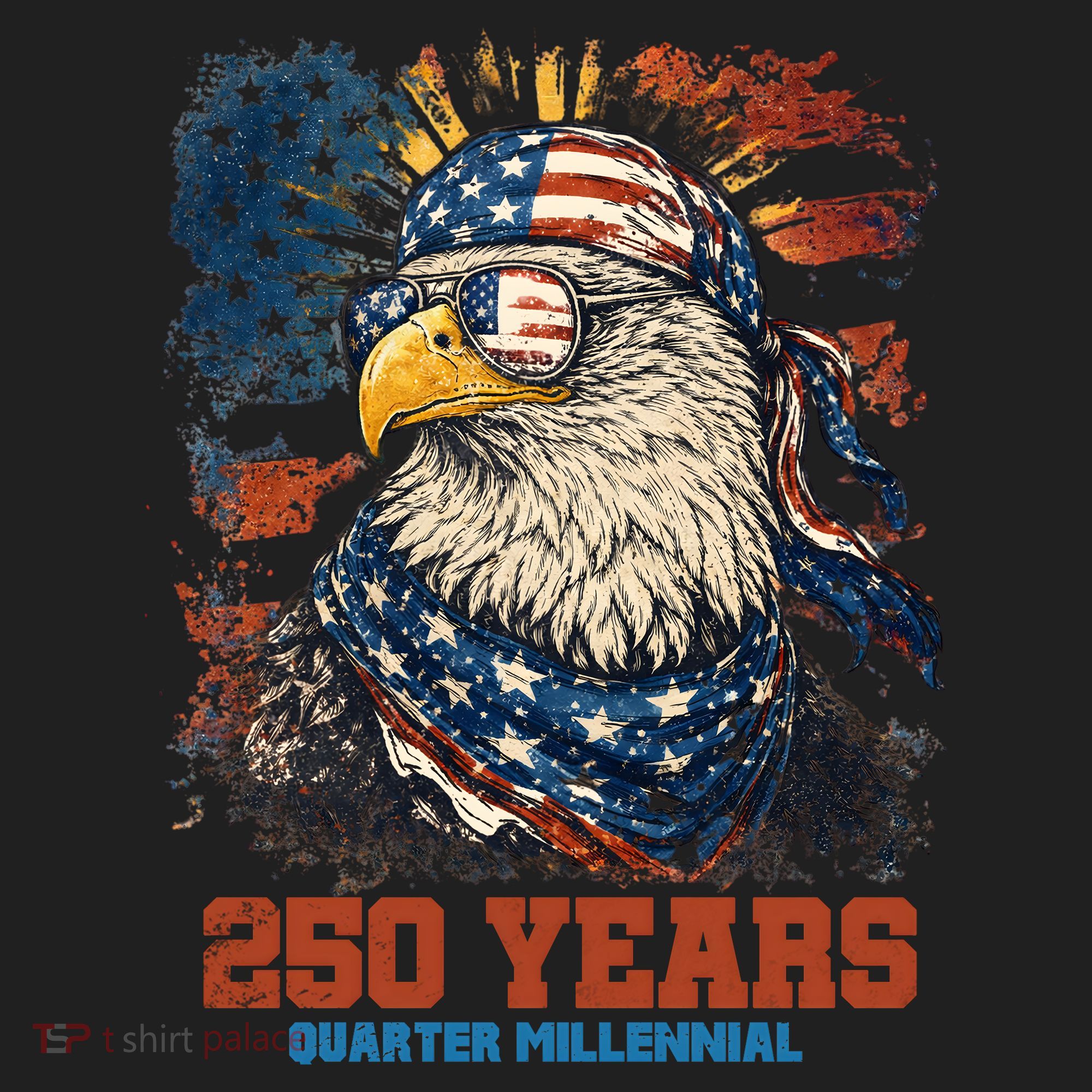 Celebrate USA 250 Years Quarter Millennial Eagle  Women's Sweatshirt