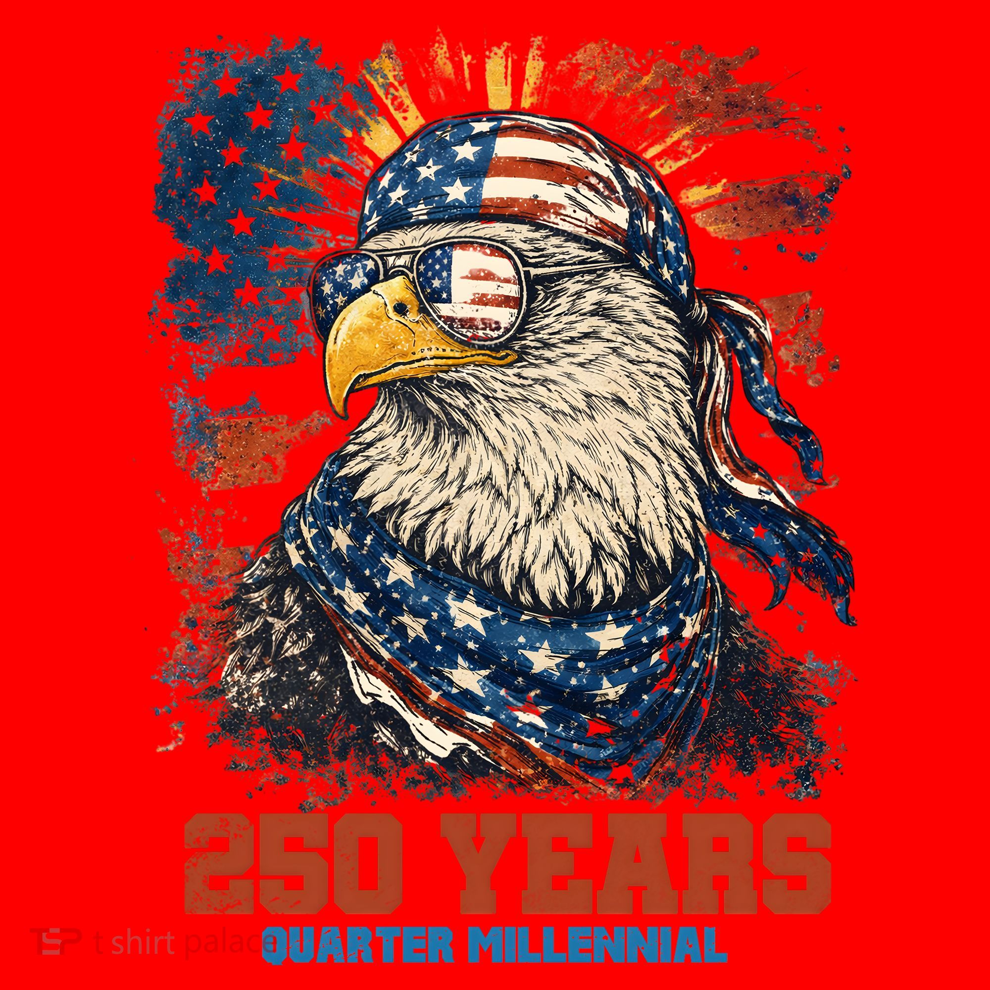 Celebrate USA 250 Years Quarter Millennial Eagle  Santa Hat