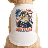 Celebrate USA 250 Years Quarter Millennial Eagle  Doggie Tank thumb 0