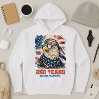 Celebrate USA 250 Years Quarter Millennial Eagle  Hoodie thumb 3