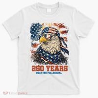 Celebrate USA 250 Years Quarter Millennial Eagle  T-Shirt thumb 0
