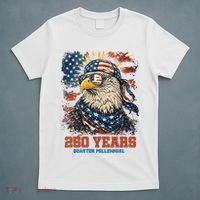 Celebrate USA 250 Years Quarter Millennial Eagle  T-Shirt thumb 5