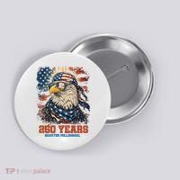 Celebrate USA 250 Years Quarter Millennial Eagle  Button thumb 0