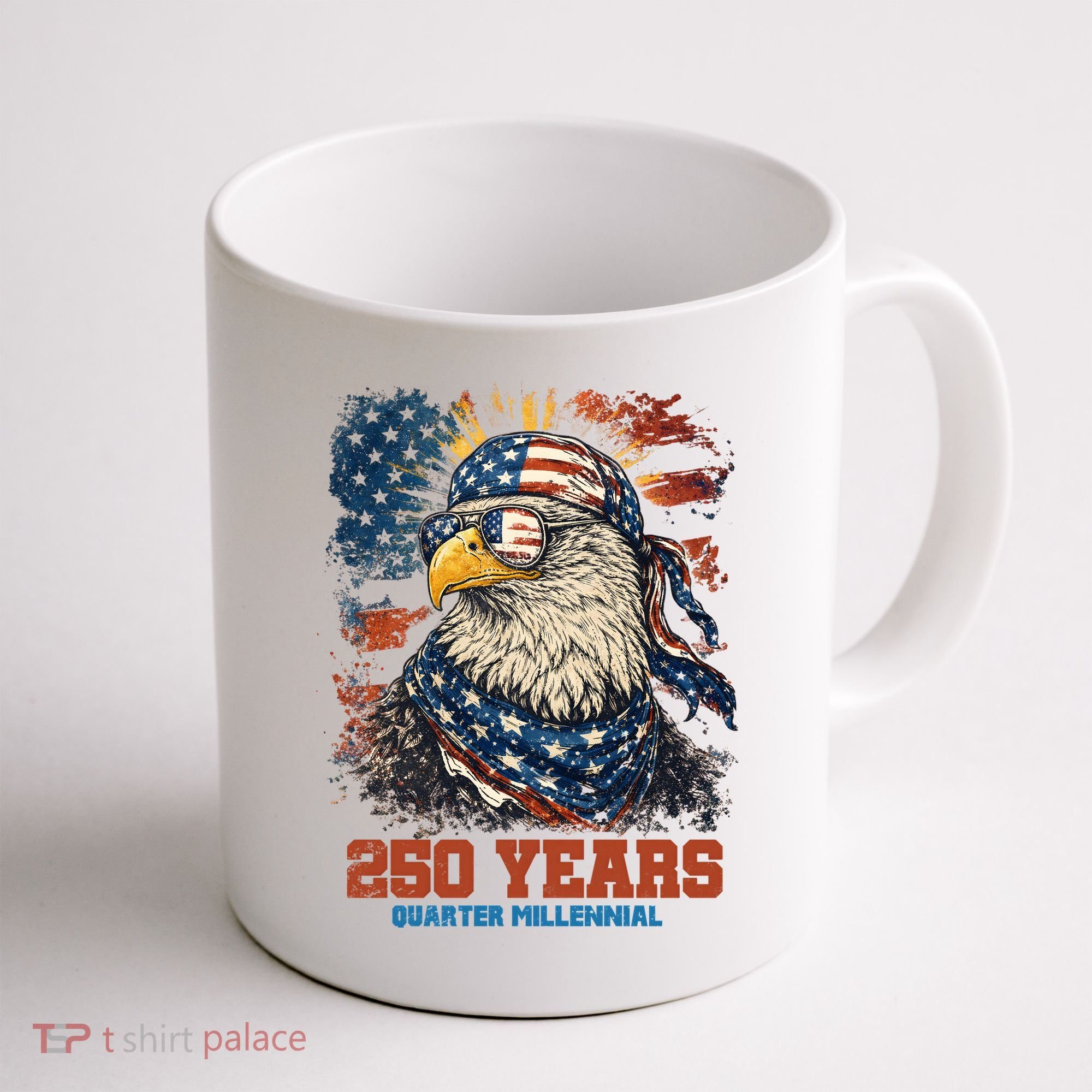 Celebrate USA 250 Years Quarter Millennial Eagle  Coffee Mug