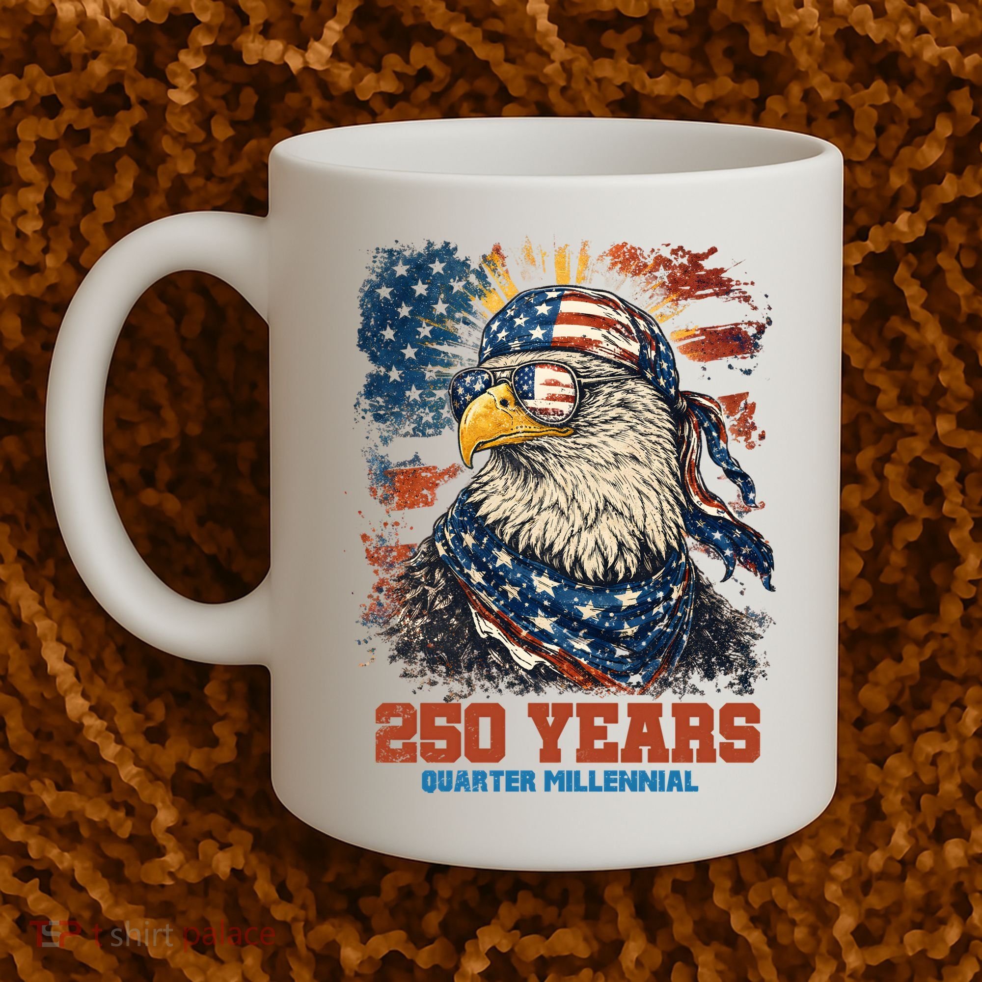 Celebrate USA 250 Years Quarter Millennial Eagle  Coffee Mug