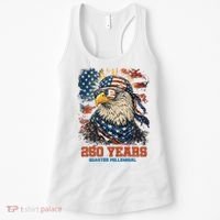 Celebrate USA 250 Years Quarter Millennial Eagle  Women's Tank Top thumb 0