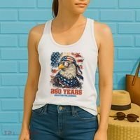 Celebrate USA 250 Years Quarter Millennial Eagle  Women's Tank Top thumb 2