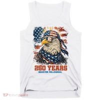 Celebrate USA 250 Years Quarter Millennial Eagle  Tank Top thumb 0