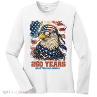 Celebrate USA 250 Years Quarter Millennial Eagle  Women's Long Sleeve Shirt thumb 0