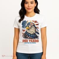 Celebrate USA 250 Years Quarter Millennial Eagle  Women's T-Shirt thumb 4