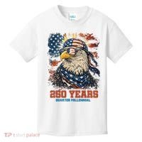 Celebrate USA 250 Years Quarter Millennial Eagle  Kids T-Shirt thumb 0