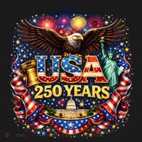 Celebrate USA 250 Years White House Eagle Fireworks Backpack thumb 2