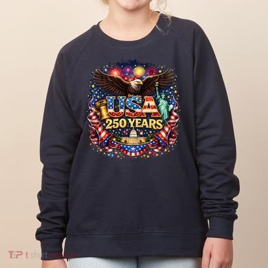 Celebrate USA 250 Years White House Eagle Fireworks Women's Sweatshirt