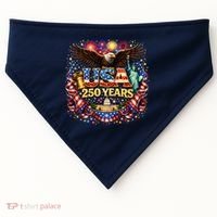 Celebrate USA 250 Years White House Eagle Fireworks USA-Made Doggie Bandana thumb 0