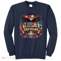Celebrate USA 250 Years White House Eagle Fireworks Sweatshirt thumb 0
